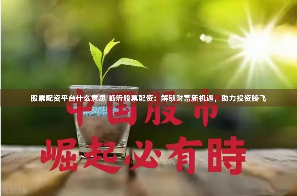 股票配资平台什么意思 临沂股票配资：解锁财富新机遇，助力投资腾飞