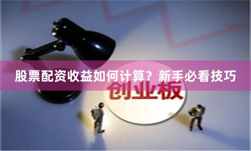股票配资收益如何计算?新手必看技巧